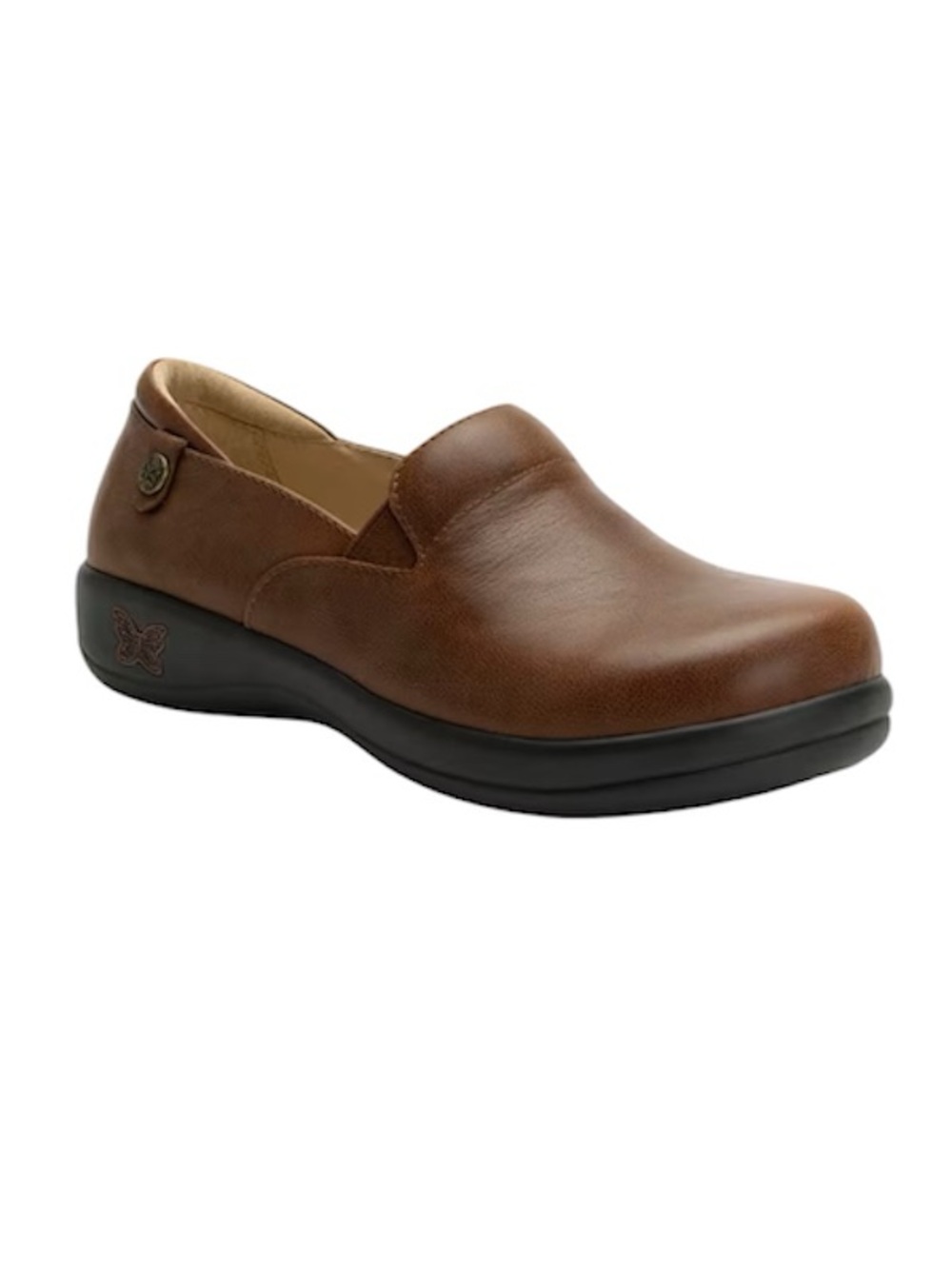 Alegria Slip-On Keli Professional Clog brown leather slip resistant women’s 7